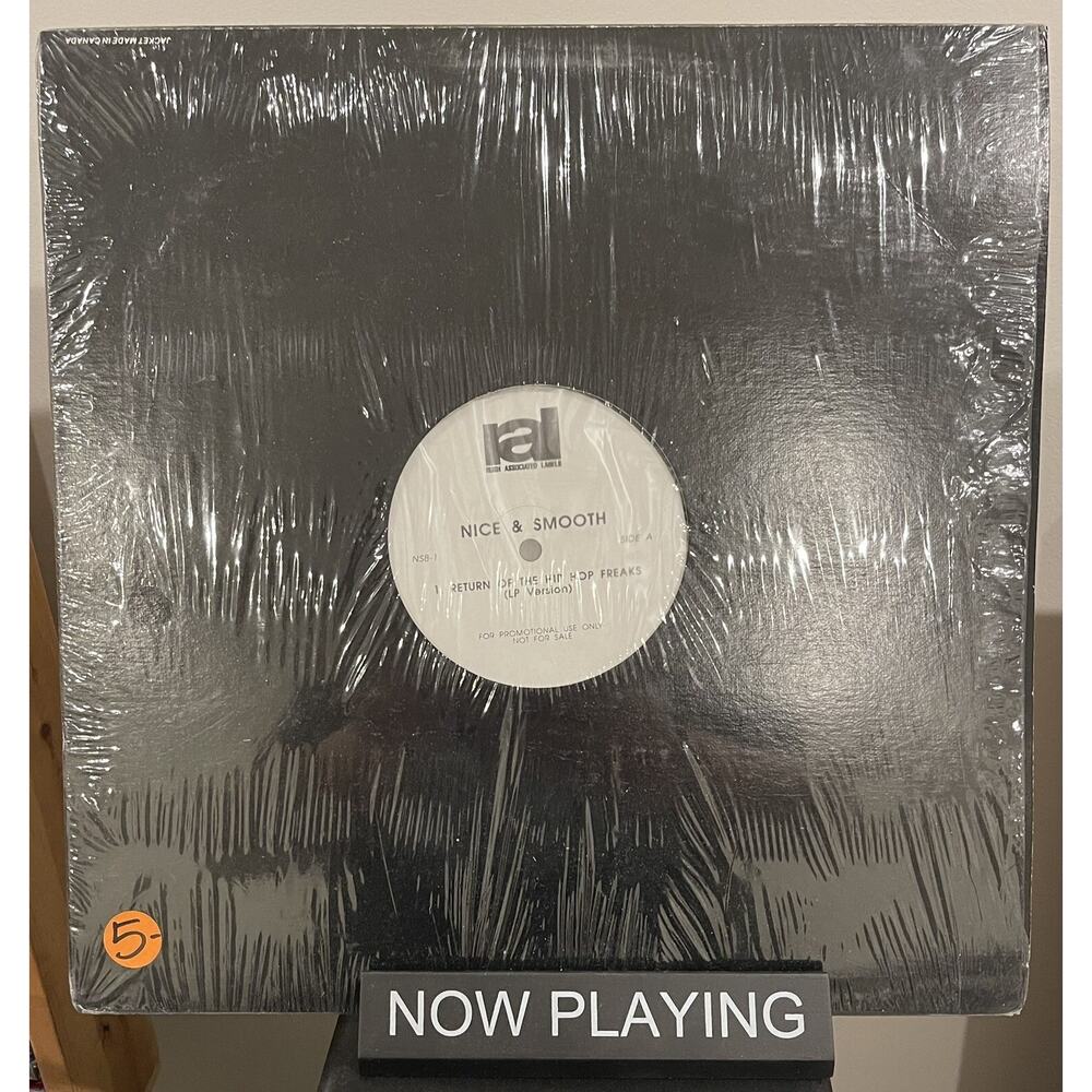 Rare HTF OOP Nice & Smooth - Return Of The Hip Hop Freaks (12", Promo) Rap